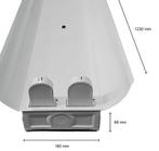 Opbouw TL-armatuur met reflector voor 2x T8 LED TL-buis 1..., Huis en Inrichting, Lampen | Overige, Ophalen of Verzenden, Nieuw