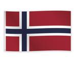 Vlag Noorwegen 1,5m, Verzenden, Nieuw