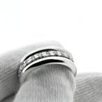 Witgouden alliance ring met diamant 0,75 ct. (gouden ring), Sieraden, Tassen en Uiterlijk, Ringen, Gebruikt, Overige kleuren, Ophalen of Verzenden