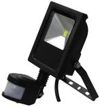 10W PIR LED Schijnwerper warm wit 3000K Slim, Ophalen of Verzenden, Nieuw