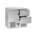 GGM Gastro | Koelwerkbank ECO - 1795x700mm - met 1 deur & 2, Verzenden, Nieuw in verpakking, RVS Meubilair