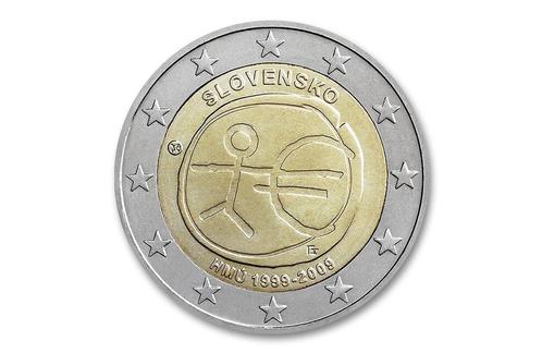 2 euro E.M.U. 2009 - Slowakije, Postzegels en Munten, Munten | Europa | Euromunten, Verzenden