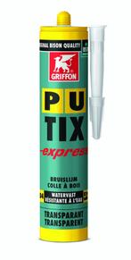 Griffon pu tix express d4 310 ml, transparant, koker, Doe-het-zelf en Verbouw, Overige Doe-het-zelf en Verbouw, Verzenden, Nieuw
