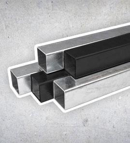 Vierkant Staal Zwart - 25x25 mm | Gratis Op Maat Gezaagd | K beschikbaar voor biedingen