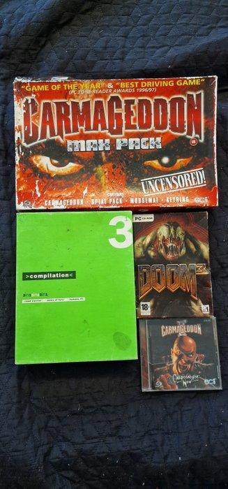 PC - PC CD-ROM - PC-games Carmageddon Max Pack; Doom 3;, Spelcomputers en Games, Spelcomputers | Overige Accessoires