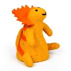 Wolvilt DinosaurusTriceratops - Kleine Handpop/Eiwarmer - Ha, Ophalen of Verzenden, Nieuw