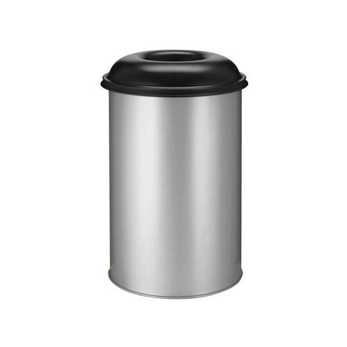 Vlamdovende papierbak 200 ltr - aluminiumgrijs/ Zwart, Huis en Inrichting, Woonaccessoires | Prullenbakken, Nieuw, Verzenden