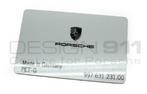 99763123100 Porsche Kaart om mistlamp los te laten. 997, Auto-onderdelen, Verlichting, Nieuw, Verzenden