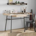*WOONWINKEL* TemaHome Ply Modern Eiken Bureau Met Lade, Huis en Inrichting, Bureaus, Verzenden, Nieuw