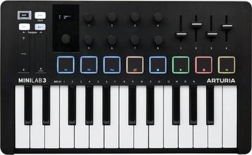 Arturia Minilab 3 Black - MIDI keyboard & pad controller beschikbaar voor biedingen