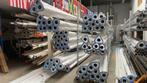 Gebruikte polyester en aluminium banier- &amp; vlaggenmasten, Diversen, Vlaggen en Wimpels, Ophalen of Verzenden, Gebruikt