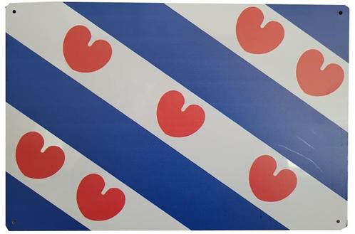 Friesche vlag reclamebord, Verzamelen, Merken en Reclamevoorwerpen, Nieuw, Ophalen of Verzenden