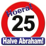 Huldeschild 25 Jaar Halve Abraham, Ophalen of Verzenden, Nieuw