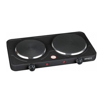 Brock Elektrische Kookplaat 2 Pits – 2500W – Compact beschikbaar voor biedingen