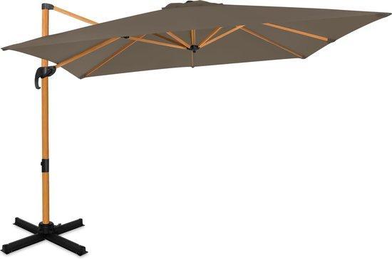 2dekans | VONROC Premium Zweefparasol Pisogne 300x300cm –, Doe-het-zelf en Verbouw, Gereedschap | Overige machines, Zo goed als nieuw