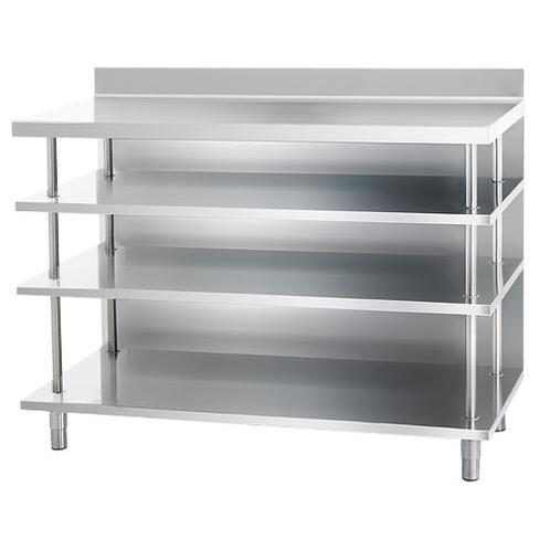 GGM Gastro | Barwerktafel - RVS - 1500x600mm - | BAI156, Zakelijke goederen, Horeca | Meubilair en Inrichting, Nieuw in verpakking