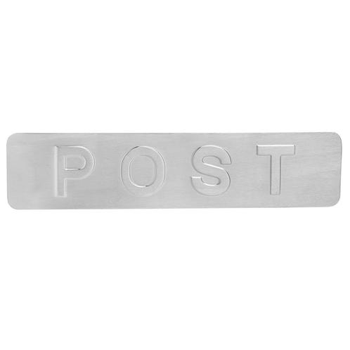 Homebox Buitenzijde in mat nikkel met Post Front, Doe-het-zelf en Verbouw, Hang- en Sluitwerk, Overige typen, Nieuw, Koper of Messing
