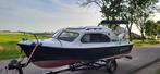 Mooie Shetland 535 kajuitmotorboor met 50 PK Johnson motor, Watersport en Boten, Ophalen, Gebruikt, 30 tot 50 pk, Tot 6 meter