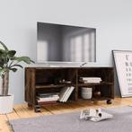 vidaXL Tv-meubel met wieltjes 90x35x35 cm bewerkt hout, Huis en Inrichting, Nieuw, Verzenden