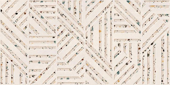 Wandtegel Arcana Go Terrazzo Relieve Kleur Nude Beige 60x120, Doe-het-zelf en Verbouw, Tegels, 60 cm of meer, 60 cm of meer, 10 m² of meer