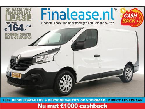 Renault Trafic 1.6 dCi T27 L1H1 Airco Cruise Navi PDC €164pm, Auto's, Bestelauto's, Lease, Handgeschakeld, Diesel, Renault, Wit