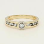 Ring - 14 karaat Geel goud Diamant (Natuurlijk), Nieuw