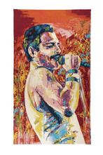 Freddie Mercury - Prachtig portret op gobelinweefsel - 1,20