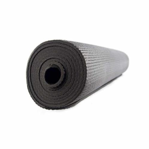 Yogi &amp; Yogini Yogamat PVC Zwart 5 mm - 183 x 61 cm, Sport en Fitness, Overige Sport en Fitness, Nieuw, Verzenden