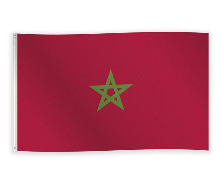 Vlag Marokko 1,5m, Hobby en Vrije tijd, Feestartikelen, Nieuw, Verzenden