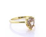 Ring - 14 karaat Geel goud - 1.01ct. tw. Geel Diamant, Nieuw