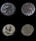 Griekenland (oud) Lot comprising 2 Æ Coins Ptolemy IX to
