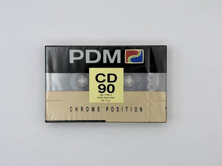 PDM Cassettebandje CD90 Chrome Position 90 min, Cd's en Dvd's, Cassettebandjes, Ophalen of Verzenden