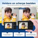 NODIJA® Digitale Camera 4K - Compact Camera 64MP -, Ophalen of Verzenden, Zo goed als nieuw