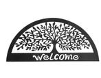 Wandbord Welcome  levensboom metaal  79X37CM