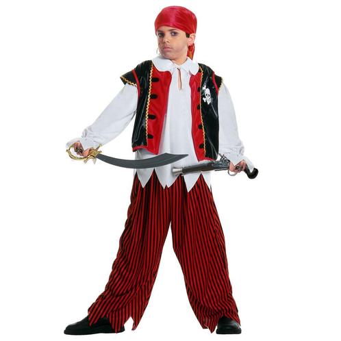 Piraat Kostuum Jongen 4 delig, Kinderen en Baby's, Carnavalskleding en Verkleedspullen, Nieuw, Verzenden