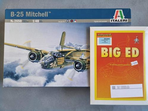 Italeri 2650 B-25 Mitchell 1:48 + BIG ED upgrade!, Hobby en Vrije tijd, Modelbouw | Vliegtuigen en Helikopters, Italeri, Verzenden
