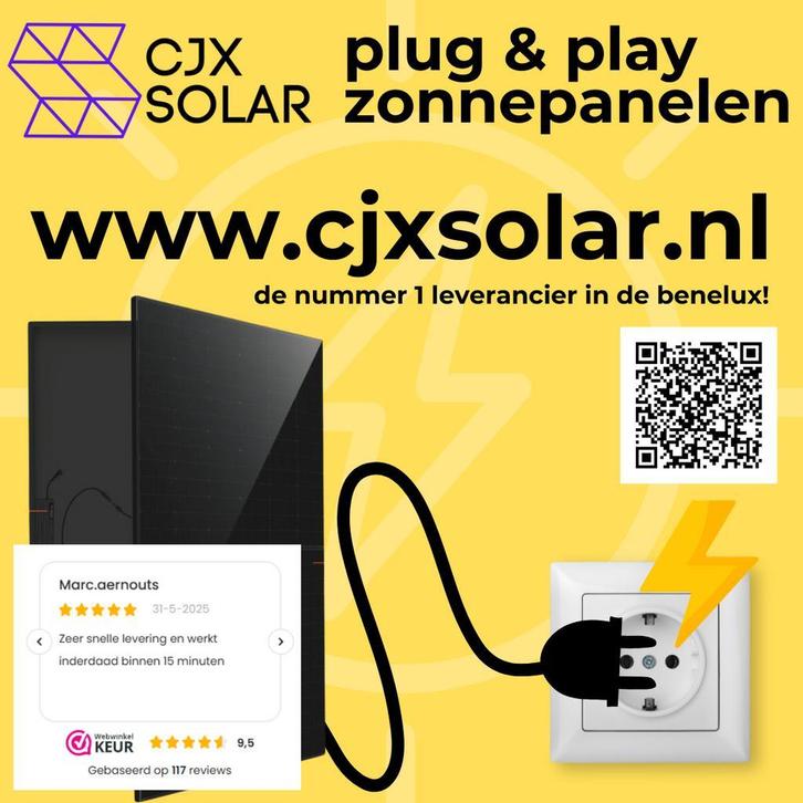 Zonnepanelen met stekker - 840 watt - Makkelijke installatie, Doe-het-zelf en Verbouw, Zonnepanelen en Toebehoren, 200 wattpiek of meer