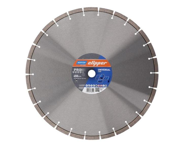 Norton Clipper Pro Universeel diamantzaagblad 450 x 25,4 mm, Zakelijke goederen, Machines en Bouw | Tuin, Park en Bosbouw, Overige typen