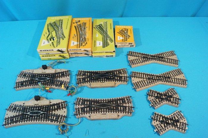Märklin H0 - 5128/5207/5114/5211 - Modeltreinsporen (8), Hobby en Vrije tijd, Modeltreinen | H0