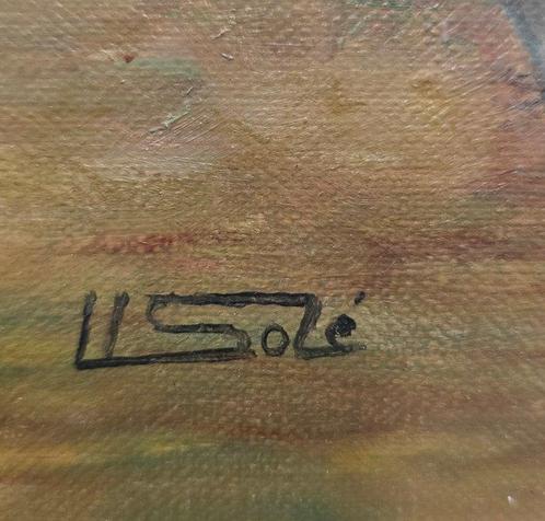 Lluís Solé (1935) - Galería de vida cotidiana - NO RESERVE, Antiek en Kunst, Kunst | Schilderijen | Klassiek