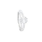 Ring - 18 karaat Witgoud - 0.29ct. tw. Diamant (Natuurlijk), Nieuw