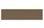 Akupanel Eiken Mokka 270 x 60 cm Lattenwand Akoestische, Ophalen of Verzenden, Nieuw, Overige materialen, 20 tot 50 mm