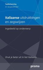 9789000348985 Prisma Taalbeheersing - Italiaanse uitdrukk..., Verzenden, Zo goed als nieuw, Jacques H. Brinker