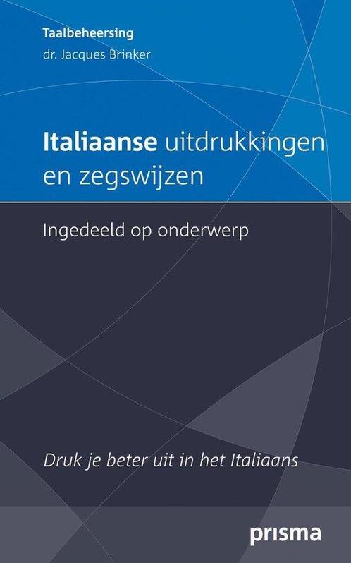 9789000348985 Prisma Taalbeheersing - Italiaanse uitdrukk..., Boeken, Studieboeken en Cursussen, Zo goed als nieuw, Verzenden