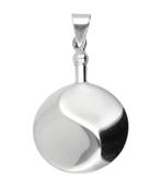 Zilveren Ashanger Yin Yang ketting hanger, Verzenden, Nieuw