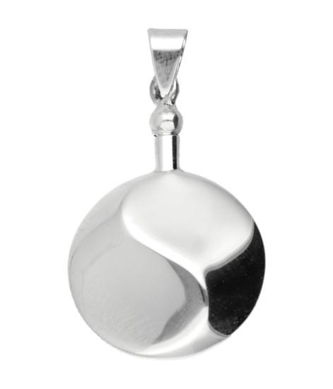 Zilveren Ashanger Yin Yang ketting hanger, Sieraden, Tassen en Uiterlijk, Kettinghangers, Verzenden