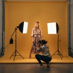 Set van 3 studiolampen met softbox, statief en tas - zwart, Verzenden, Nieuw