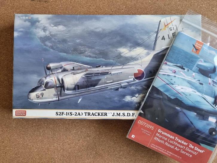 Hasegawa 02266 S2F-1(S-2A) Tracker 1:72 NL DECALS!, Hobby en Vrije tijd, Modelbouw | Vliegtuigen en Helikopters, Hasegawa, Verzenden