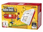 Nintendo 2DS Console - Rood/Wit + New Super Mario Bros 2 (Ni, Spelcomputers en Games, Spelcomputers | Nintendo 2DS en 3DS, Nieuw