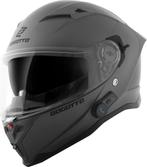 Bogotto H153 BT Mat Grijs Bluetooth Helm, Motoren, Kleding | Motorhelmen, XS, Integraalhelm, Nieuw met kaartje, Overige merken